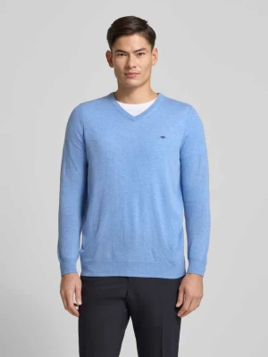 Sweter o kroju regular fit z mieszanki wełny i kaszmiru model ‘Merino’ FYNCH-HATTON