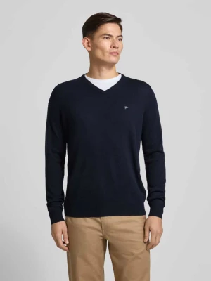 Sweter o kroju regular fit z mieszanki wełny i kaszmiru model ‘Merino’ FYNCH-HATTON