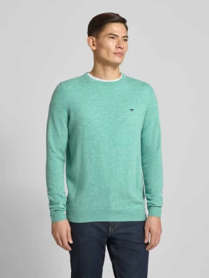 Sweter o kroju regular fit z dodatkiem kaszmiru model ‘Merino’ FYNCH-HATTON