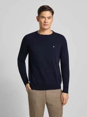 Sweter o kroju regular fit z dodatkiem kaszmiru model ‘Merino’ FYNCH-HATTON