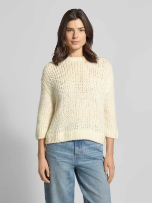 Sweter o kroju regular fit z dodatkiem wełny i wełny z alpaki model ‘Tariah’ someday