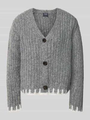 sweter o kroju regular fit z dodatkiem wełny model 'Kustra' JOOP! Jasnoszary