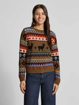 Sweter o kroju regular fit z dodatkiem wełny model ‘QUIRITE’ Weekend Max Mara