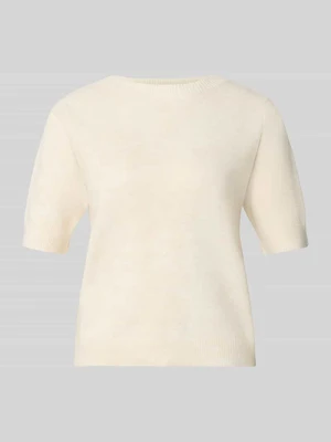 sweter o kroju regular fit z dodatkiem wełny s.Oliver Beżowy
