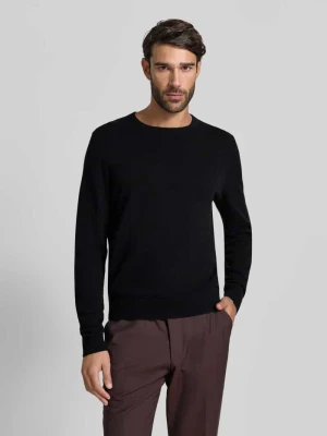 Sweter o kroju regular fit z dzianiny z czystego kaszmiru model ‘EMIGLIORE’ Boss