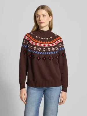 Sweter o kroju regular fit z dzianiny z czystej, żywej wełny model ‘HARDY’ Weekend Max Mara