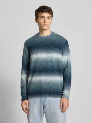Sweter o kroju regular fit z dzianiny z dodatkiem bawełny model ‘BERTIL’ Only & Sons