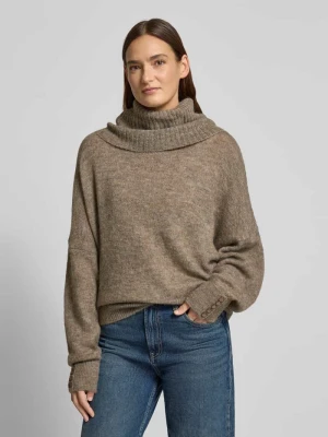 Golf o kroju regular fit z dodatkiem wełny z alpaki model ‘IHKAMARA’ Ichi