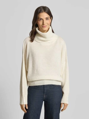 Golf o kroju regular fit z dodatkiem wełny z alpaki model ‘IHKAMARA’ Ichi