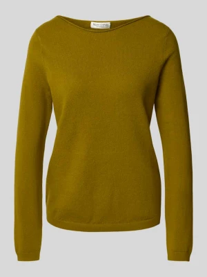 Sweter o kroju regular fit z dzianiny z dodatkiem żywej wełny Marc O'Polo