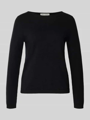Sweter o kroju regular fit z dzianiny z dodatkiem żywej wełny Marc O'Polo