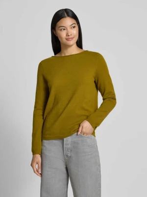 Sweter o kroju regular fit z dzianiny z dodatkiem żywej wełny Marc O'Polo