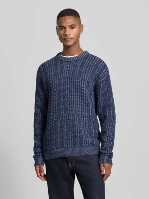 Sweter o kroju regular fit z dzianiny z mieszanki bawełny ekologicznej i wełny model ‘DAAKO’ ARMEDANGELS