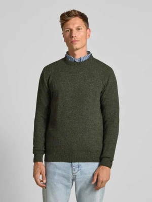 Sweter z dzianiny o kroju regular fit z mieszanki wełny z dodatkiem jedwabiu Barbour