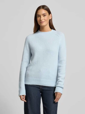 Sweter o kroju regular fit z dzianiny z mieszanki wełny z dodatkiem wełny z alpaki model ‘C_FESPERANASY’ Boss Orange