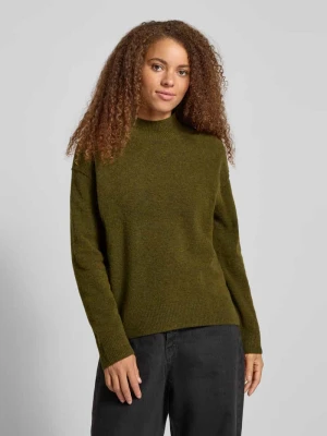 Sweter o kroju regular fit z dzianiny z mieszanki żywej wełny Marc O'Polo DENIM
