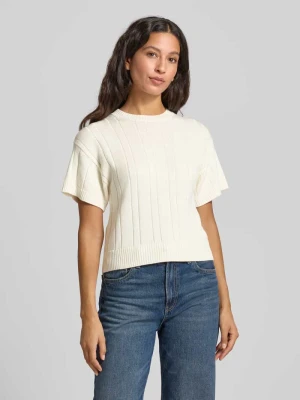 Sweter o kroju regular fit z dzianiny z mieszanki żywej wełny Stefanel