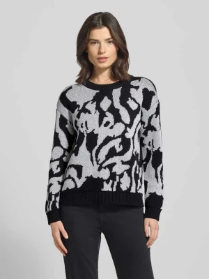 Sweter o kroju regular fit z efektem dzianiny model ‘Beca’ Vila