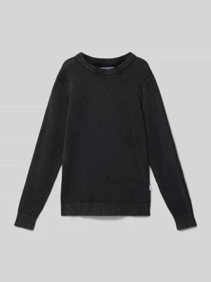 Sweter o kroju regular fit z efektem dzianiny model ‘Charge’ jack & jones