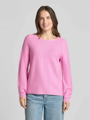 Sweter o kroju regular fit ze strukturalnym wzorem Christian Berg Woman