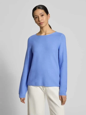 Sweter o kroju regular fit ze strukturalnym wzorem Christian Berg Niebieski