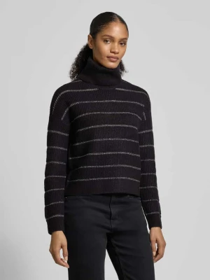 Sweter o kroju regular fit z golfem model ‘Zaza’ Vila