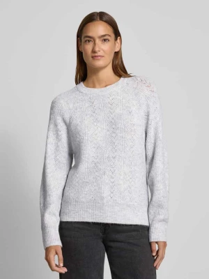Sweter o kroju regular fit z imitacji dzianiny Apricot