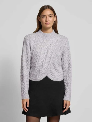 Sweter o kroju regular fit z imitacji dzianiny Apricot
