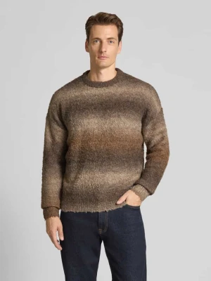 Sweter o kroju regular fit z imitacji dzianiny JAKE*S STUDIO MEN