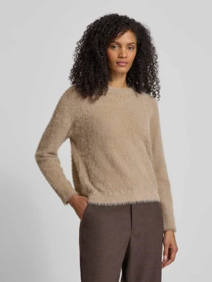 Sweter o kroju regular fit z imitacji dzianiny monari