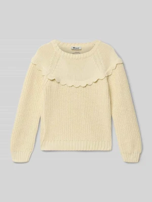 Sweter o kroju regular fit z imitacji dzianiny Steiff