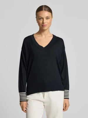 Sweter o kroju regular fit z imitacji dzianiny z czystego lyocellu Marella