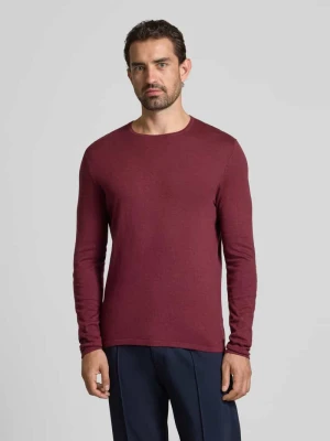 Sweter o kroju regular fit z imitacji dzianiny z czystej bawełny Christian Berg Men