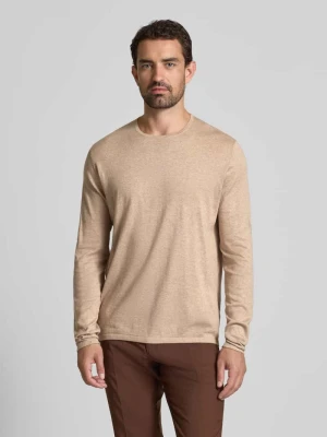 Sweter o kroju regular fit z imitacji dzianiny z czystej bawełny Christian Berg Men