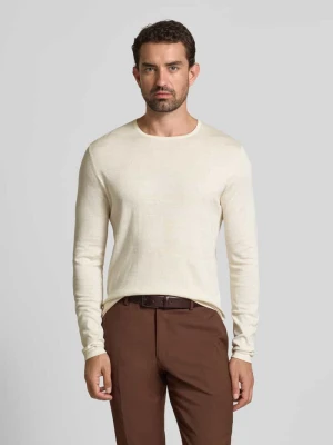 Sweter o kroju regular fit z imitacji dzianiny z czystej bawełny Christian Berg Men