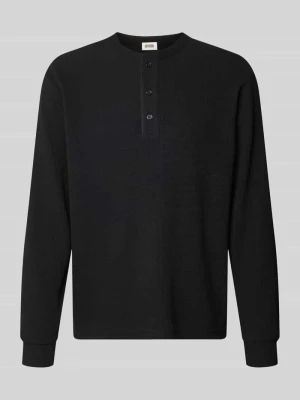 Sweter o kroju regular fit z listwą guzikową model ‘Kilano’ drykorn