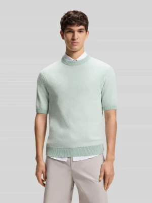 sweter o kroju regular fit z mieszanka bawełny model 'KANTONIO' Boss Orange