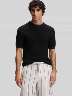 sweter o kroju regular fit z mieszanka bawełny model 'KANTONIO' Boss Orange