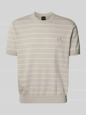 Sweter o kroju regular fit z mieszanki bawełny i kaszmiru model 'KANACHO' Boss Orange