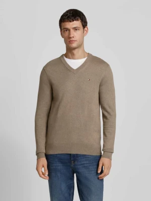 Sweter o kroju regular fit z mieszanki bawełny i kaszmiru Tommy Hilfiger