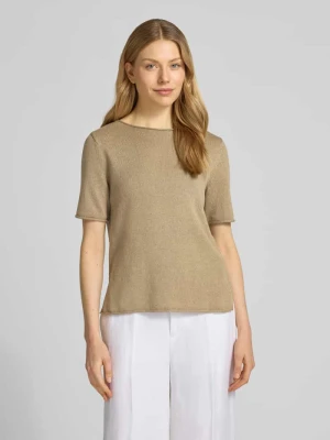 Sweter o kroju regular fit z mieszanki bawełny i lnu Marc O'Polo