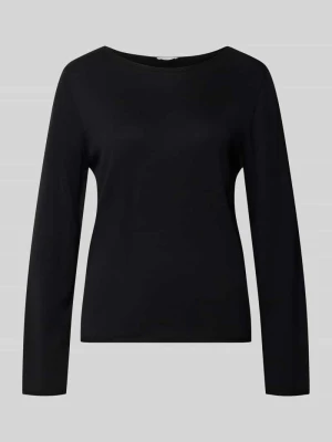 Sweter o kroju regular fit z mieszanki bawełny i wiskozy s.Oliver Czarny
