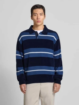 Sweter o kroju regular fit z mieszanki bawełny model ‘AMBURGH’ Boss Orange