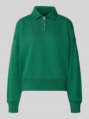 Sweter o kroju regular fit z mieszanki bawełny Polo Ralph Lauren Zielony