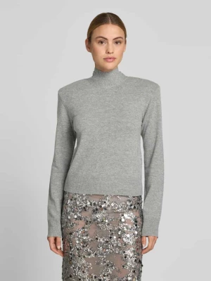 Sweter z mieszanki wełny, krój regular fit ROTATE Jasnoszary