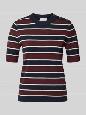 sweter o kroju regular fit z mieszanki wiskozy Jake*s Śliwkowy