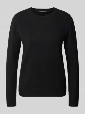 sweter o kroju regular fit z mieszanki wiskozy model 'LT NOVEMBER' Betty Barclay Czarny