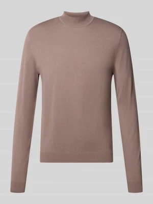 sweter o kroju regular fit z mieszanki wiskozy model 'San Marc-CV' Hugo Jasnoczerwony