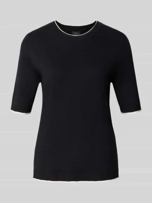 sweter o kroju regular fit z mieszanki wiskozy s.Oliver Czarny