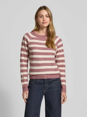 Sweter o kroju regular fit z prążkowanymi ściągaczami model ‘DOFFY’ Vero Moda